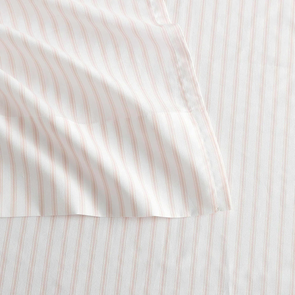 MarthaStewart Martha Stewart - King Size Sheets Set, Crisp & Tailored Cooling Sheets with a Smooth Cotton Percale Lightweight Feel - Bed Sh…