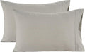 LaneLinen Lane Linen 100% Organic Cotton Pillow Cases Standard Size Set of 2 (20"x26") - Cotton Pillowcases Standard Size - Soft Dotted Pil…