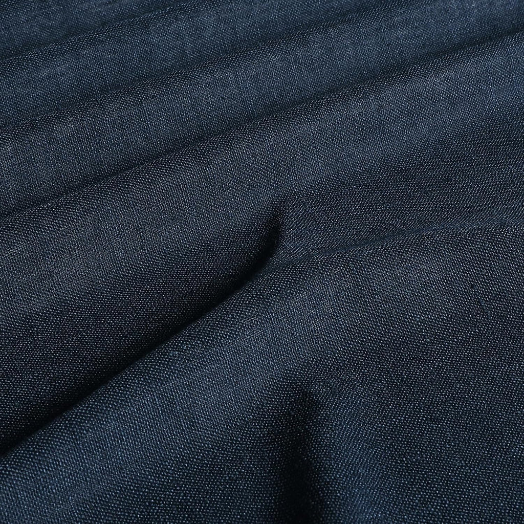VisionHome Vision Home Navy Blue Pinch Pleated Full Blackout Curtains Linen Blended Room Darkening Window Panels 90 inch for Living Room Be…
