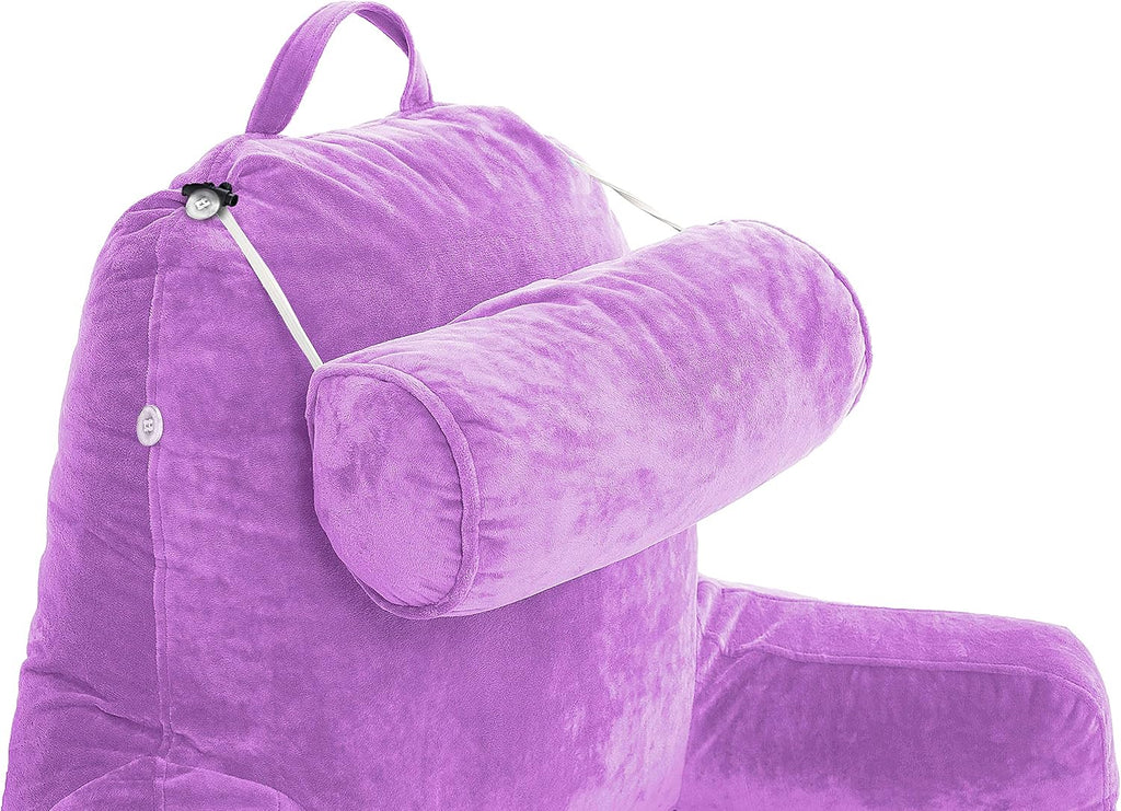 Husband Pillow XXL The Original for Adults - 30" Tall Backrest for Sitting Up in Bed - Firm Support Reading, Bed Rest Pillow for Adults…