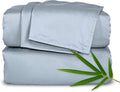 PureBamboo Pure Bamboo Full Sheets, Genuine 100% Organic Viscose Derived from Bamboo Bed Sheet Set, Luxuriously Soft & Cooling, Double Stit…