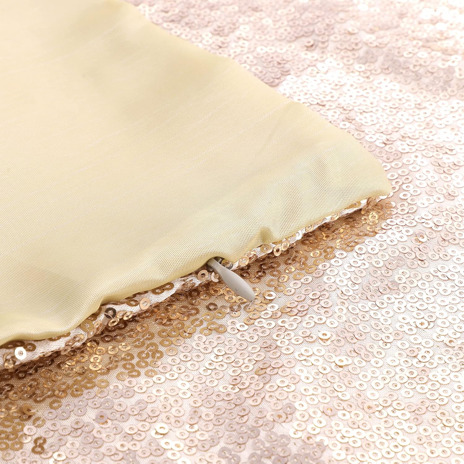 uxcell 2 Pcs Sequin Throw Pillow Covers, Shiny Sparkling Comfy Satin Cushion Covers, Decorative Pillowcases for…