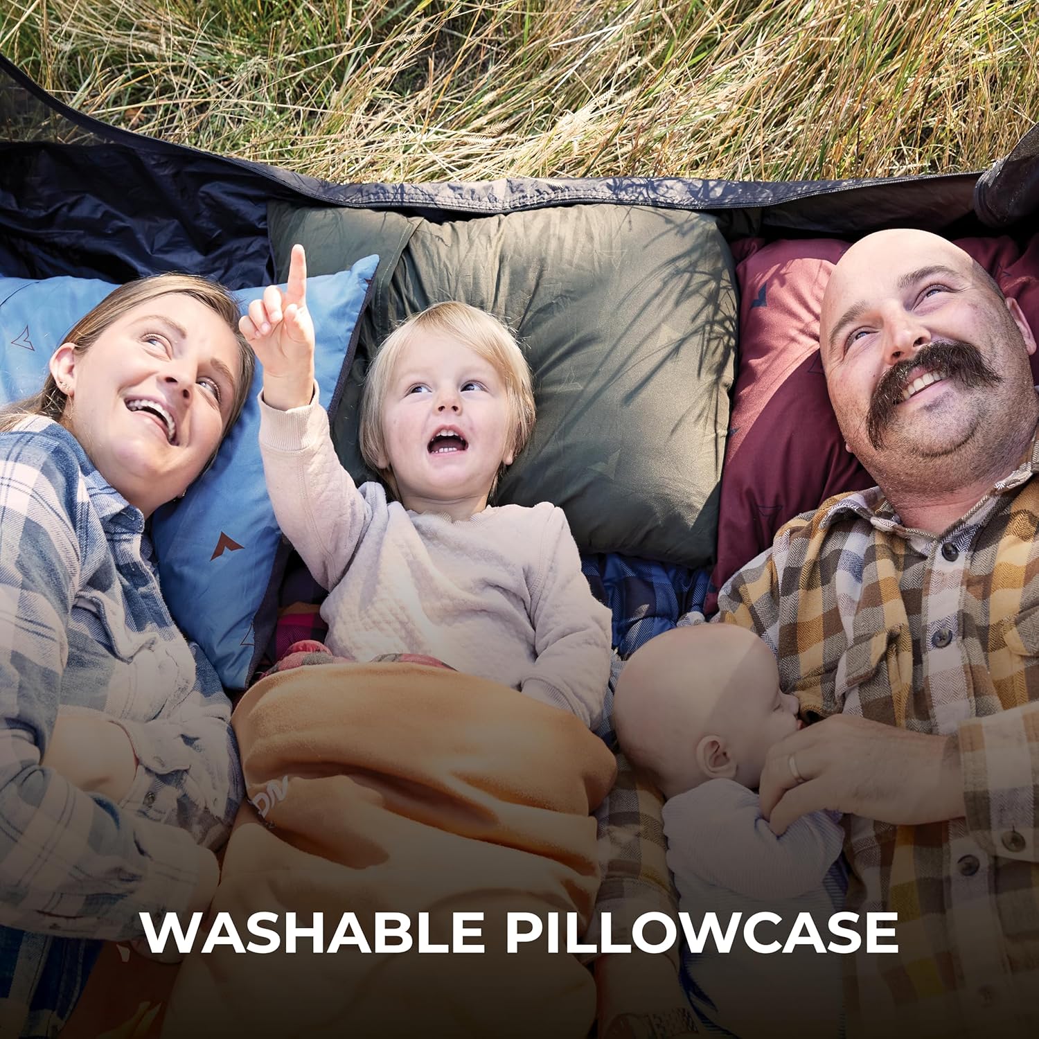Teton Sports Camp Pillow; Great for Travel, Camping and Backpacking; Washable, Bluestone