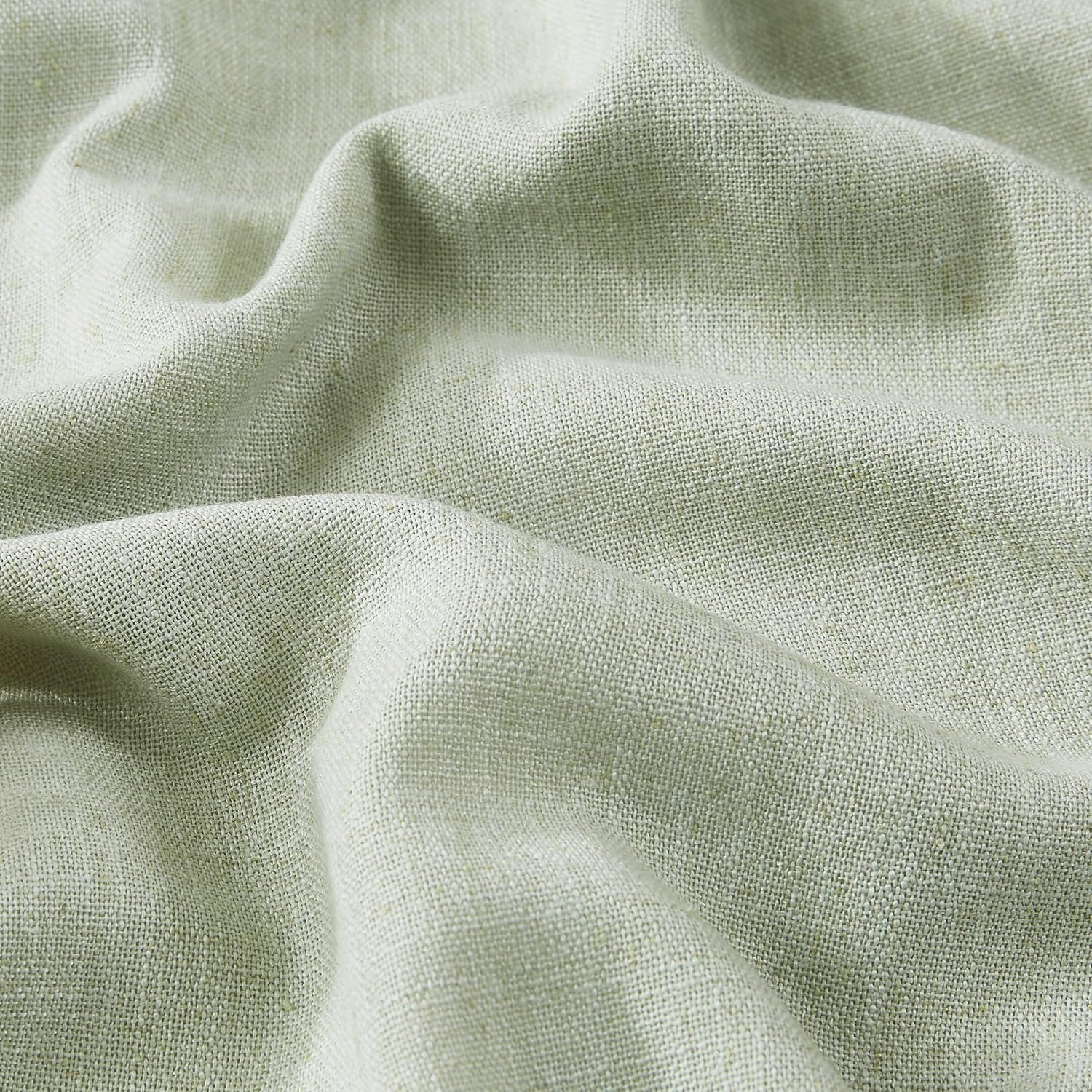 VisionHome Vision Home Soft Green Pinch Pleated Full Blackout Curtains Linen Blended Room Darkening Curtain Panels 90 inch for Living Room…