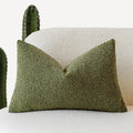 Foindtower Textured Boucle Throw Pillow Covers Accent Solid Lumbar Pillow Cases Cozy Soft Decorative Couch Cushion Case for Chair Sofa…