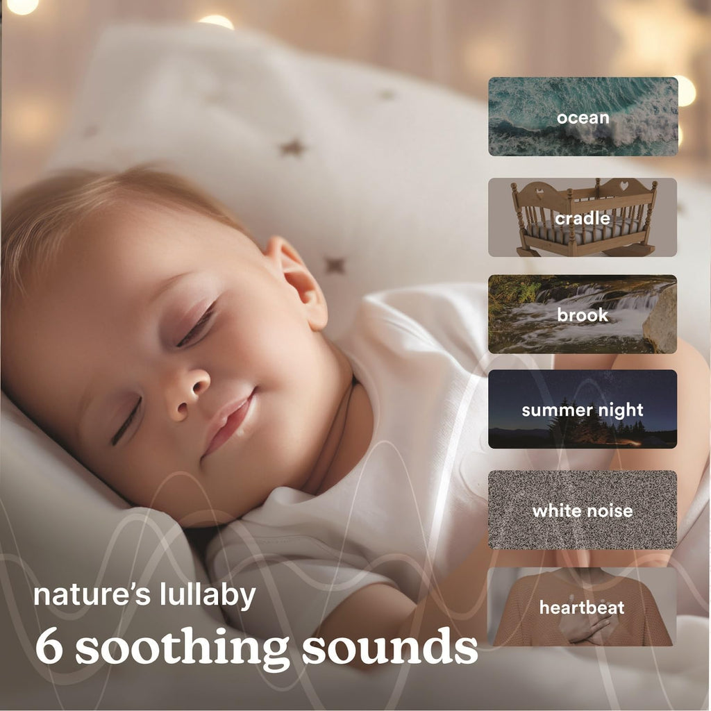 Homedics SoundSleep Rejuvenate White Noise Sleep Machine, Small Travel Sound Machine with 6 Relaxing Nature Sounds, Portable Sound…