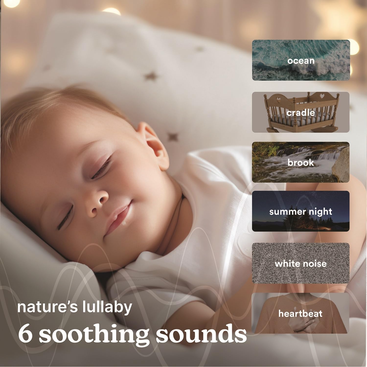 Homedics SoundSleep Rejuvenate White Noise Sleep Machine, Small Travel Sound Machine with 6 Relaxing Nature Sounds, Portable Sound…