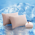 TELUS Cooling Pillowcases King Size 2-Pack, Silky Soft Breathable Pillow Case with Envelope Close, Stay Cool Pillow Cover for Hot…