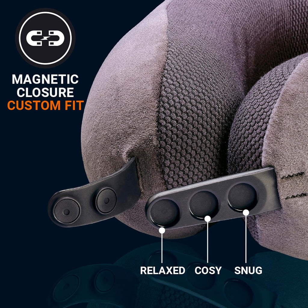 Ultimate 3.0 Travel Pillow, Deluxe Memory Foam Neck Pillow for Uninterrupted Rest, Ideal for Everyday Commute, Airplane, Car, and More…