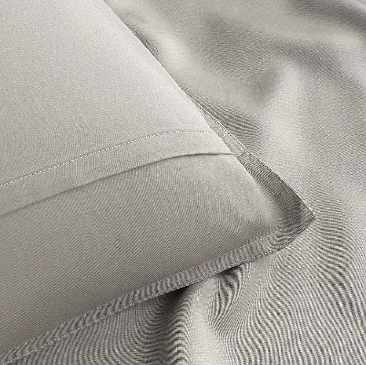 PureBamboo Pure Bamboo Split King Sheets, Genuine 100% Organic Viscose Derived from Bamboo Bed Sheet Set, Soft & Cooling, Double Stitching,…