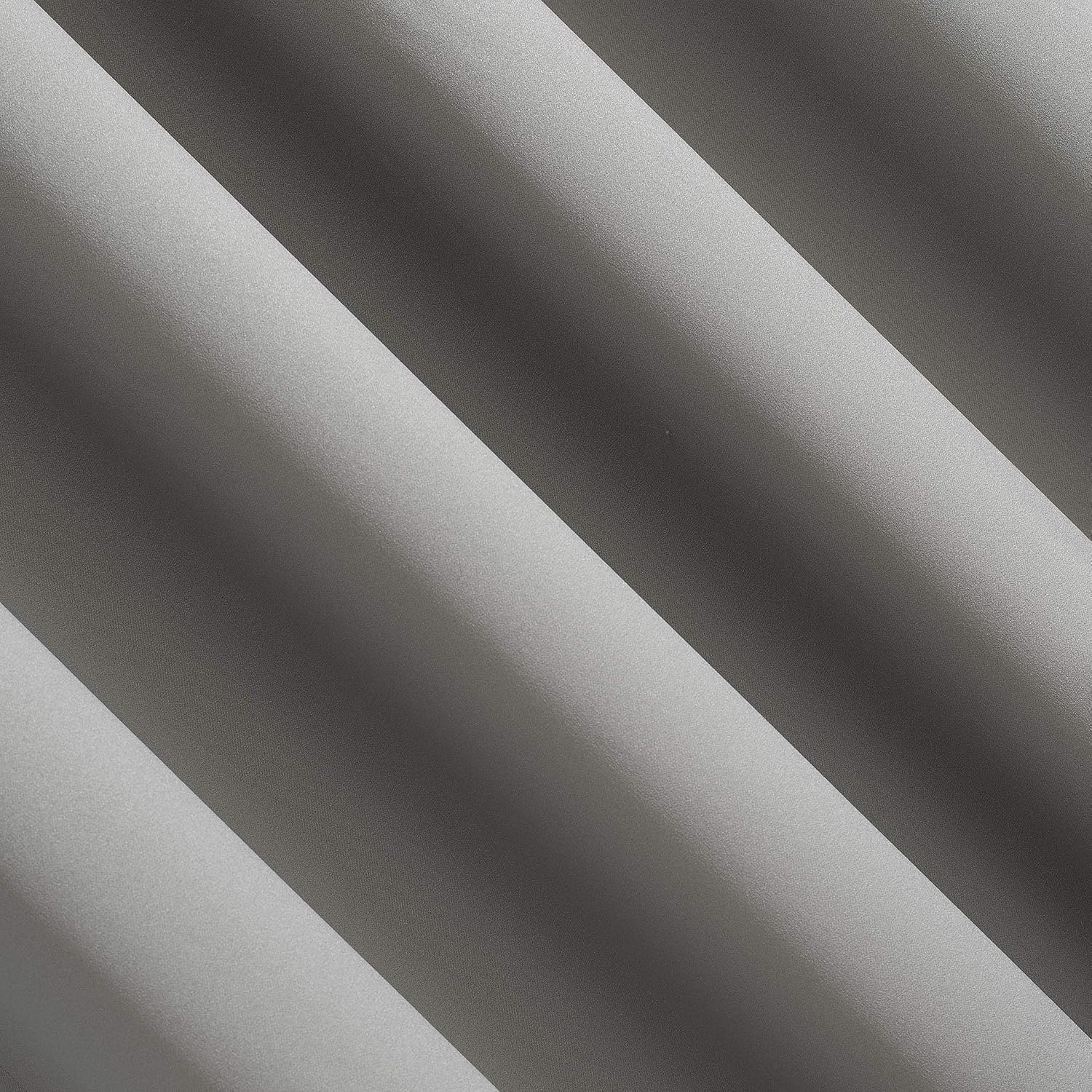 Sun Zero Nordic Theater Grade Extreme 100% Blackout Grommet Curtain Single Panel, 52" x 54", Silver Gray