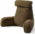 Ailuteie Bed Rest Reading Pillow with Arms & Detachable Headrest, Corduroy Backrest Cushion with Side Pockets & Washable Cover, Support for…