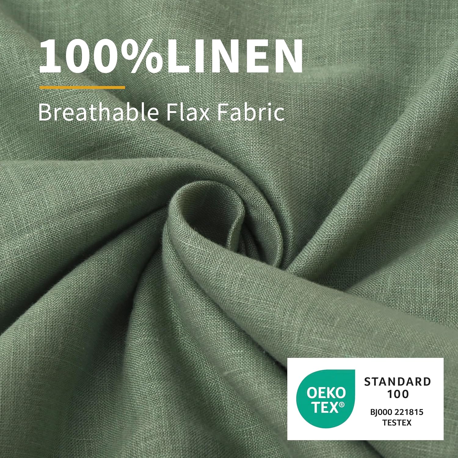 Chuffed Linen Pillowcases 2 Pack 100% Linen Standard Pillow Cases, Breathable and Cooling Washed Pillowshams with Zipper Closure, 20x36 Inc…