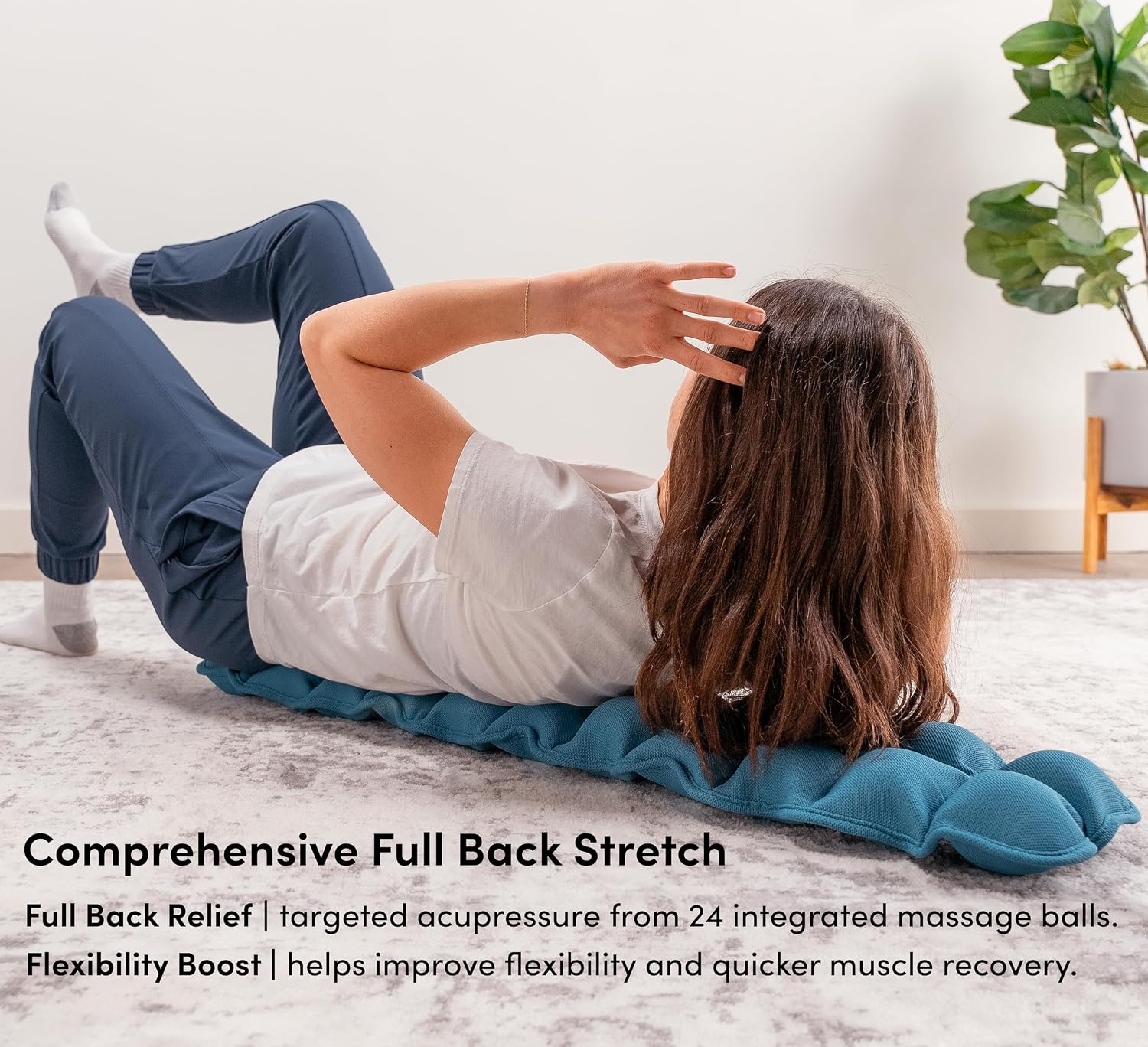Halo Spine Stretcher for Back, Full Back Decompression, Upper and Lower Back Stretcher, Spine Alignment, and Deep Tissue Acupressure Thera…