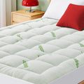 Grusign Mattress Pad Twin Size, Cooling Pillow Top Mattress Topper, Ultra Soft Viscose Made from Bamboo, Breathable for Hot Sleepers, Deep…