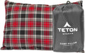 Teton Sports Camp Pillow; Great for Travel, Camping and Backpacking; Washable, Grey 1 Count Grey