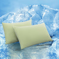 TELUS Cooling Pillowcases for Hot Sleeper King Size 2-Pack, Silky Soft Breathable Pillow Case with Envelope Close, Stay Cool Pillow Cover…
