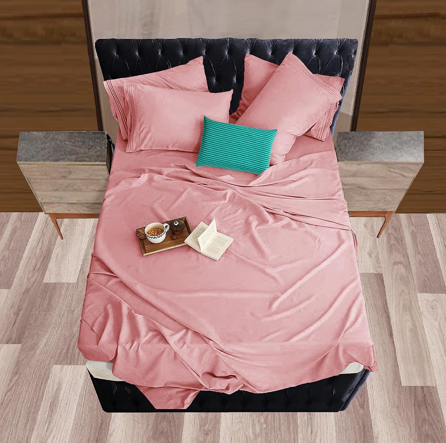 MocassiLuxuryBedding Mocassi Twin XL Sheet Set - Luxury Hotel 1800 Premier Bedding Sheets & Pillowcases - Ultra Soft Breathable & Cooling B…