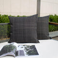 Kevin Textile Outdoor Waterproof Throw Pillow Covers Decorative Farmhouse Water Resistant Cushion Covers for Tent Patio Garden Couch Sofa…