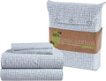 LaneLinen LANE LINEN 100% Organic Cotton Pre Washed Extra Long Twin Sheets Low Pill Fade Resistant Macine Wash Naturally Temperature Regula…