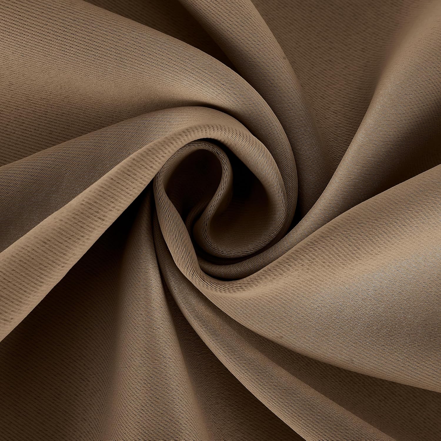 Sun Zero Easton Energy Saving Blackout Grommet Curtain Panel, 40" x 63", Barley
