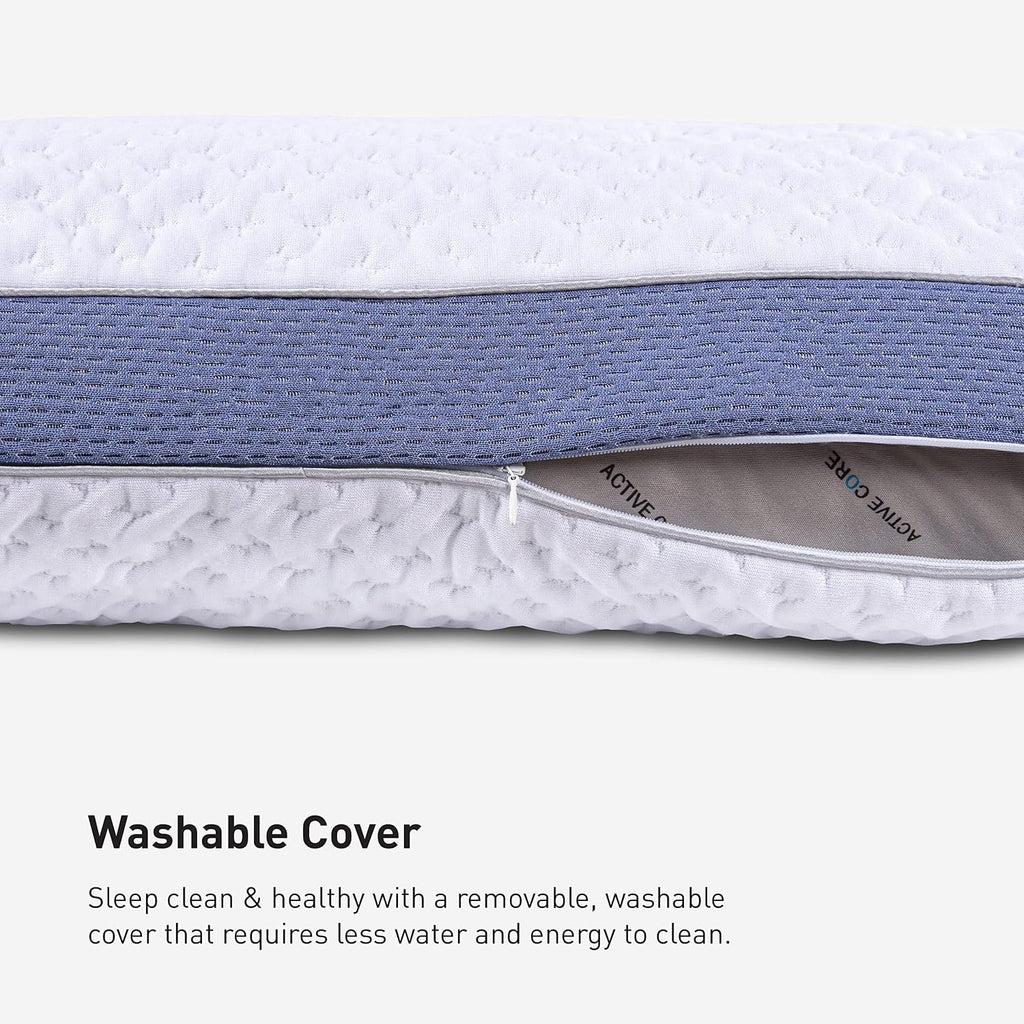 Bedgear Balance Performance Pillow – 3.0 - Moisture Wicking Bed Pillow for All Sleep Positions - Medium Firmness Bed Pillow - Washable…