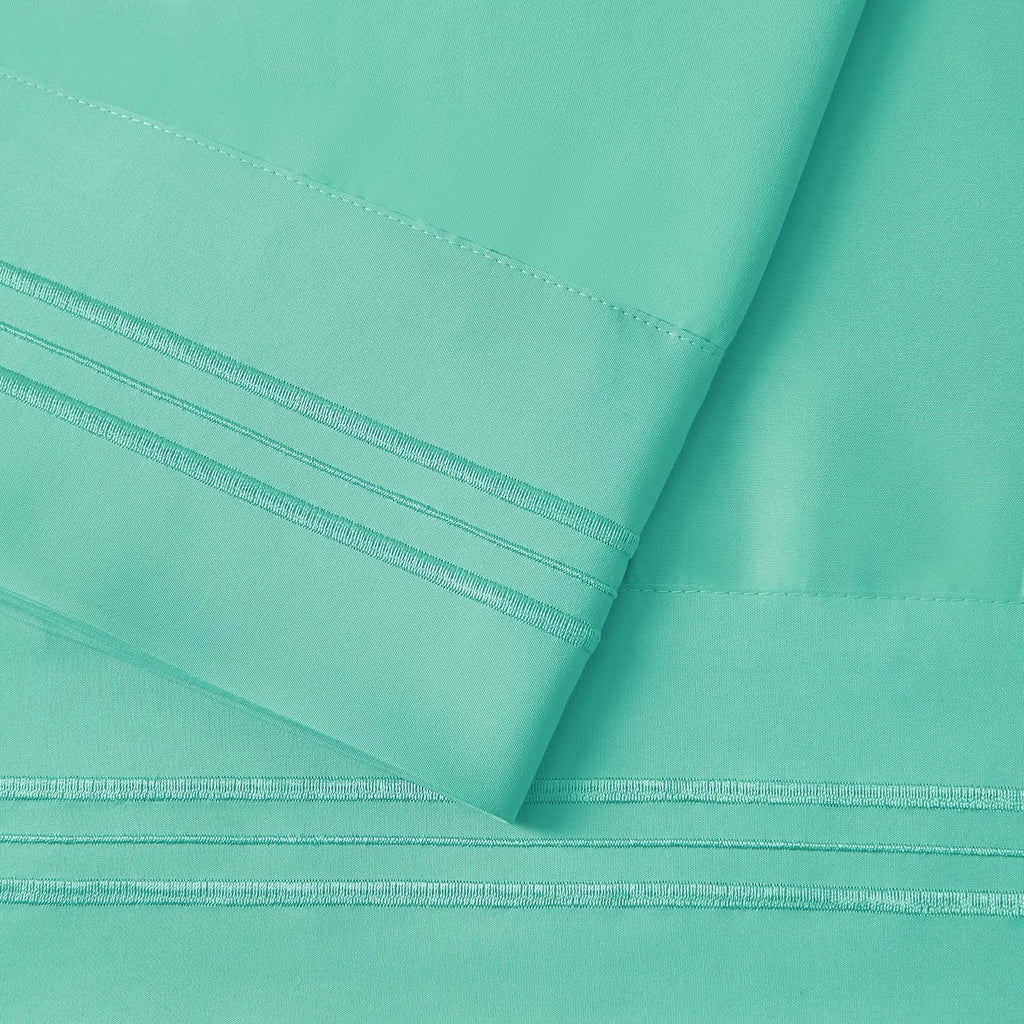 Nestl Mint King Pillow Cases 2 – Soft King Size Pillow Case, 1800 Brushed Microfiber Pillowcases, Envelope Closure Pillowcase, King Pillow…