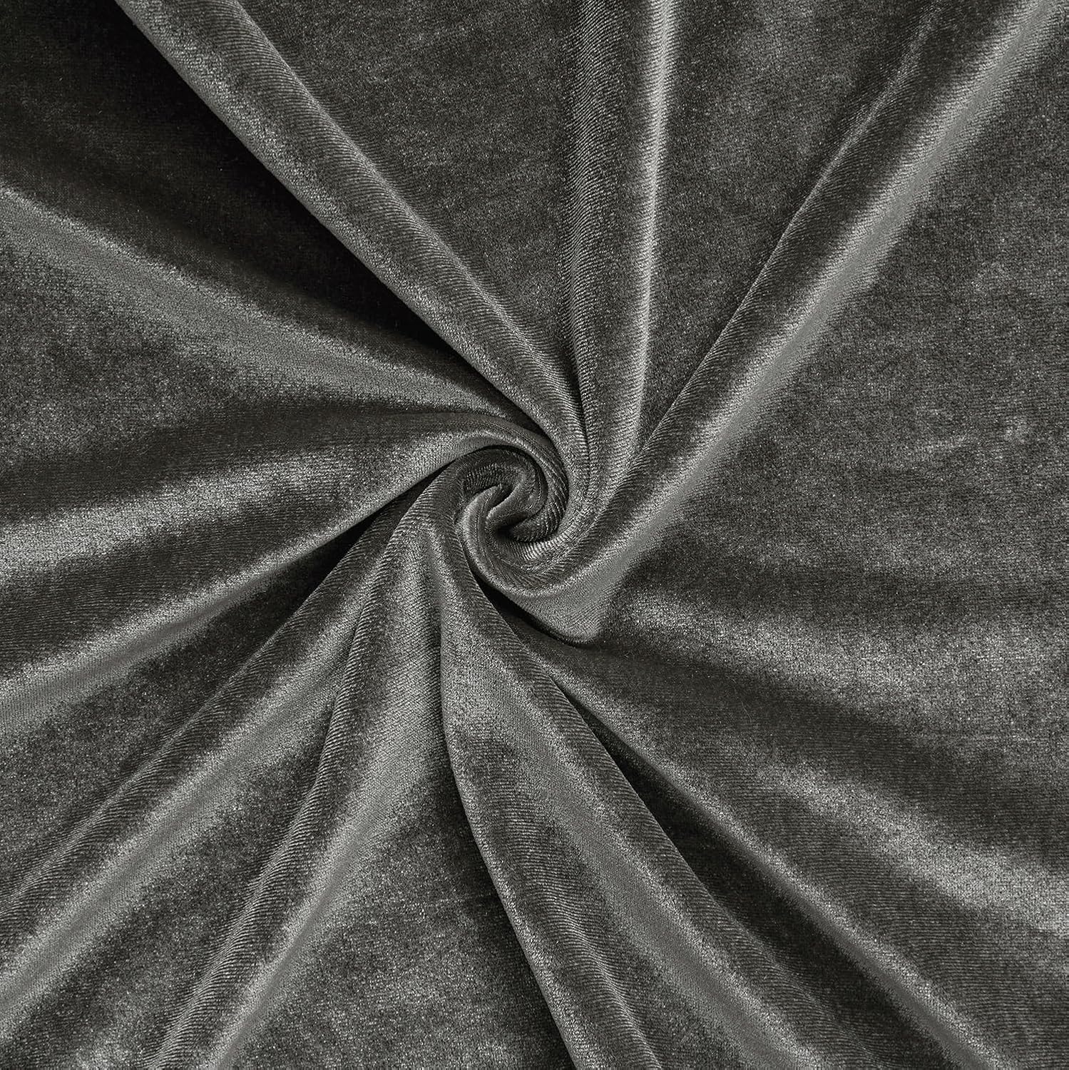 MIULEE Velvet Ruffle Throw Pillow Covers Soft Luxurious Silver Gray Pack of 2 18x18 Inch Square Cushions Vintage Gothic Decorative…