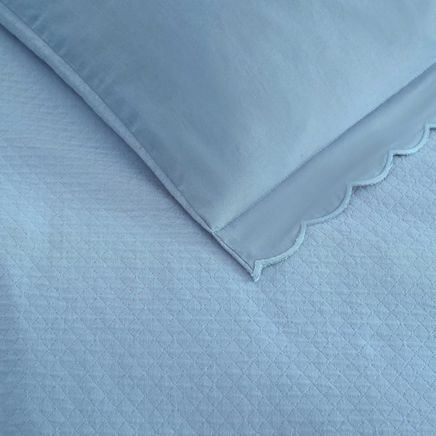 MarthaStewart Martha Stewart - King Duvet Cover Set, 100% Soft Cotton Blend Bedding, Corner Ties & Button Closure, 3 Piece Bed Set with Mat…