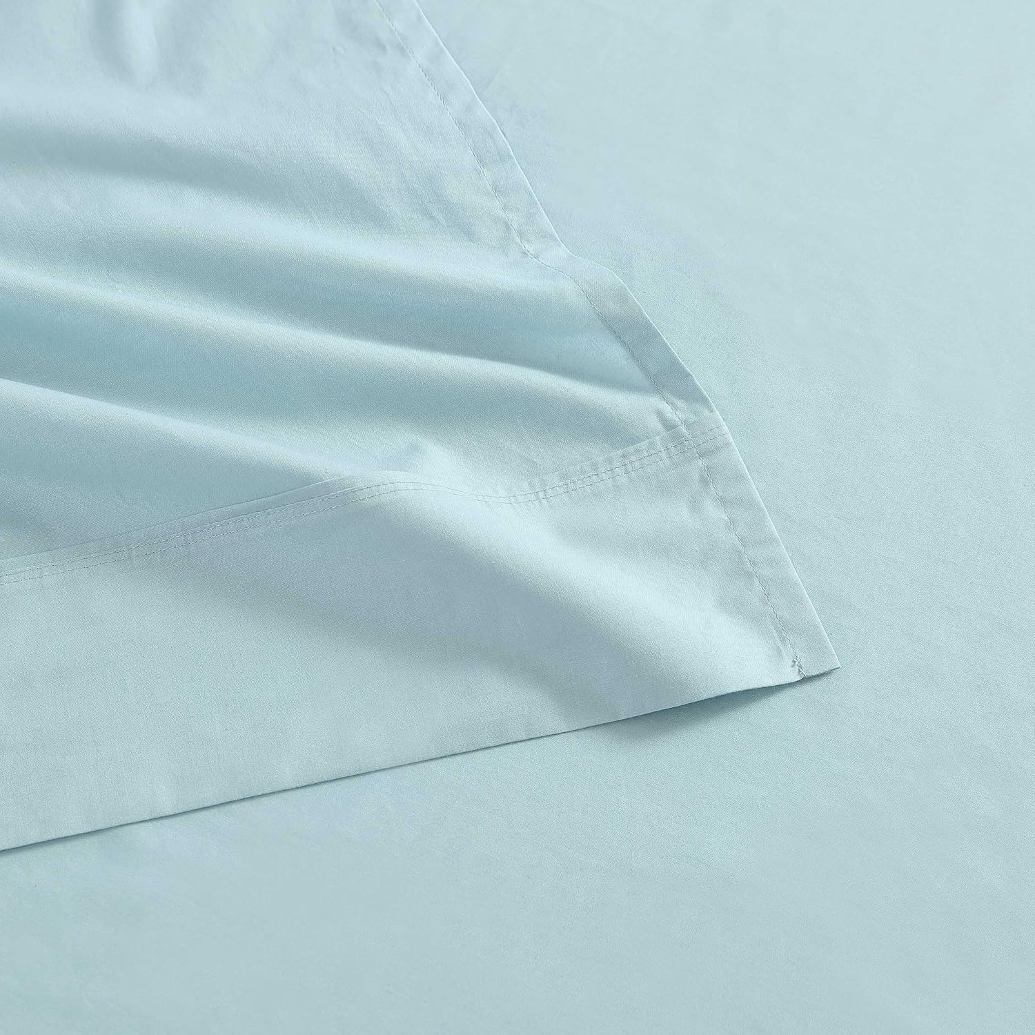 MarthaStewart Martha Stewart - Twin Size Sheets Set, Crisp & Tailored Cooling Sheets w/a Naturally Smooth Cotton Percale Lightweight Feel -…