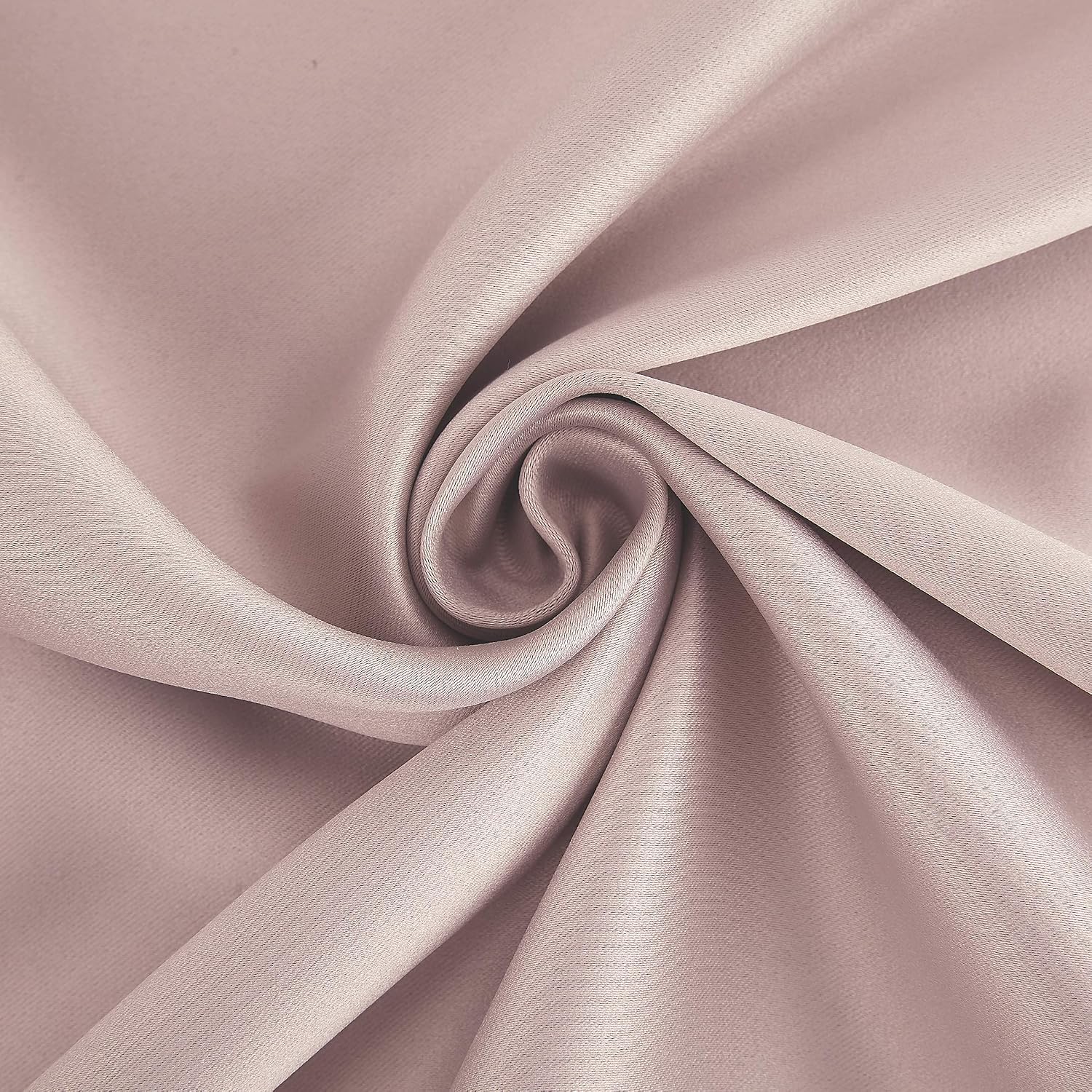 Sun Zero Nordic 2-pack Theater Grade Extreme 100% Blackout Grommet Curtain Panel Pair, 52" x 84", Blush