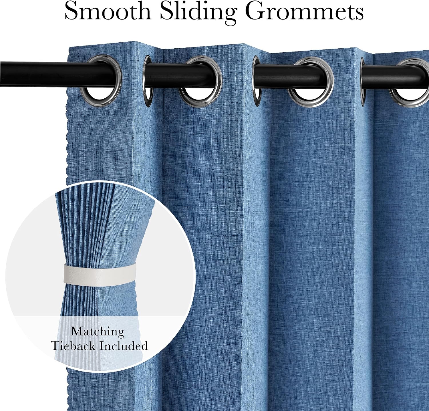 RYB HOME Accordion Style Room Divider Curtain-100% Blackout Folding Accordion Curtain for Sliding Glass Door/Bedroom, Privacy Assurd…