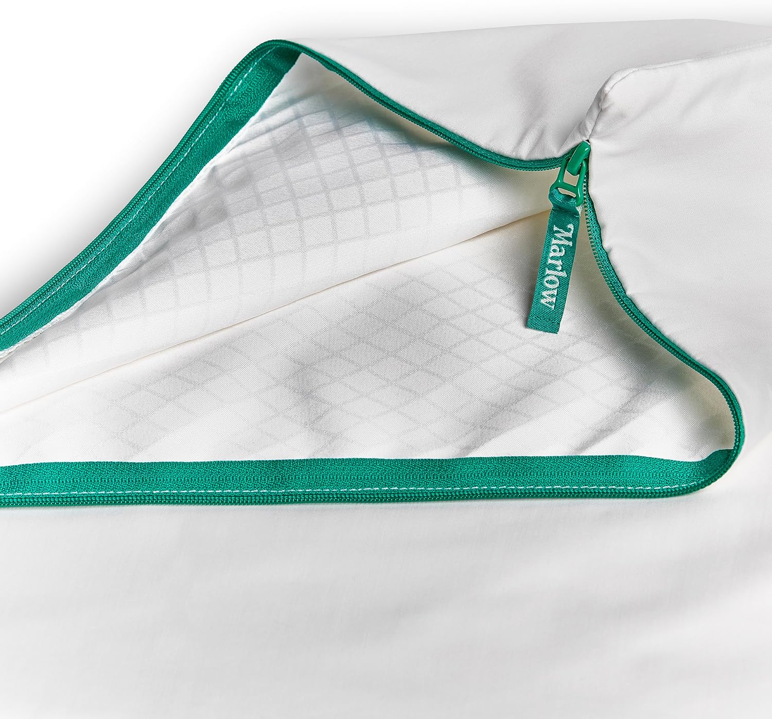 Marlow Cooling Pillow Case - Machine Washable - Zipper Pillow Cases - Made with 100% Long-Staple Cotton - Cooling-Infused Pillow Protector…