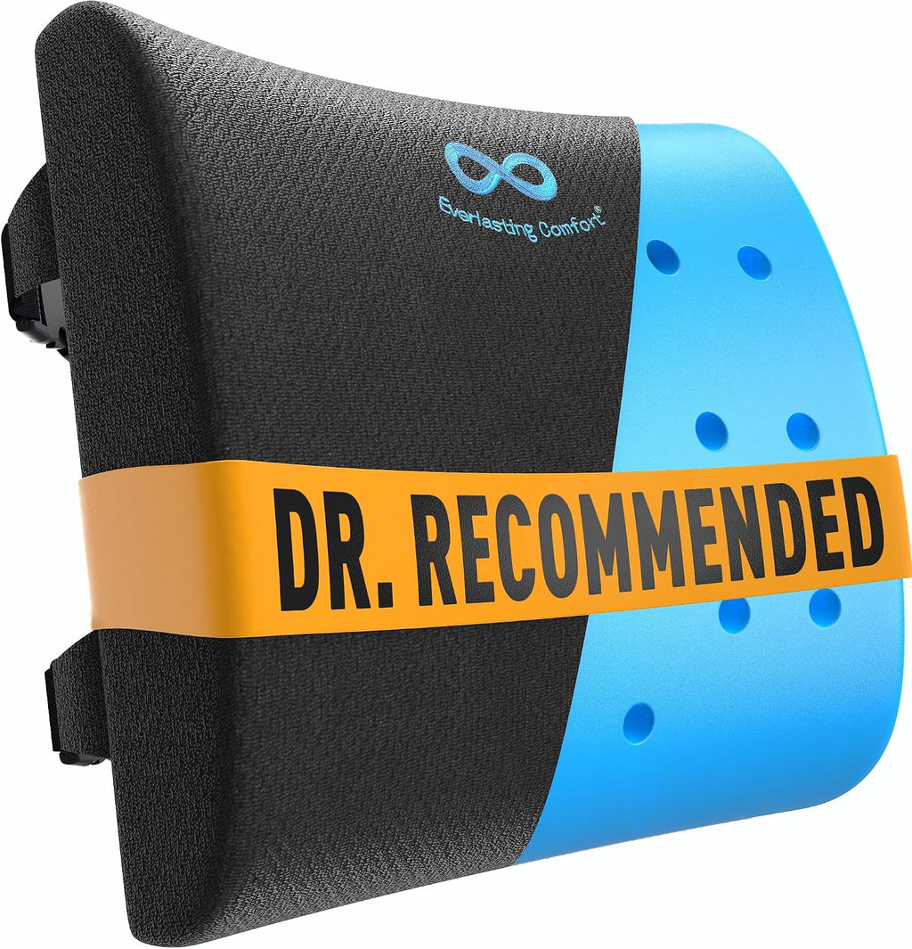 EverlastingComfort Everlasting Comfort The Original Lumbar Support Pillow for Office Chair - Improves Posture, Promotes Back - Superior Bac…