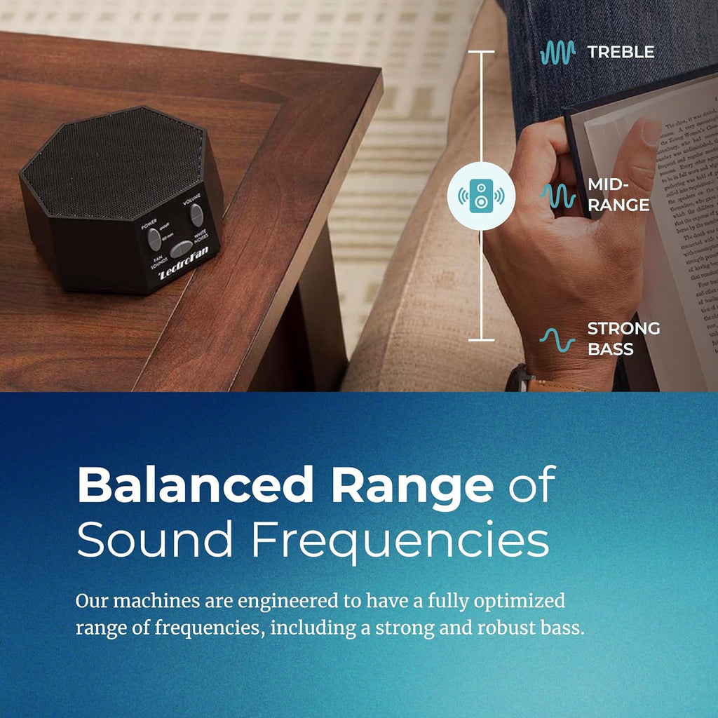 Adaptive Sound Technologies LectroFan Classic - Soothing Sound Machine for Sleep - Built-in Sleep Timer - Compact Design - Non-Looping…