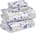 Ruvanti 100% Cotton Percale Sheets Full Size – Crisp Cooling Bed Sheets for Hot Sleepers, Deep Pocket 16”, Soft Breathable & Durable Hotel-…