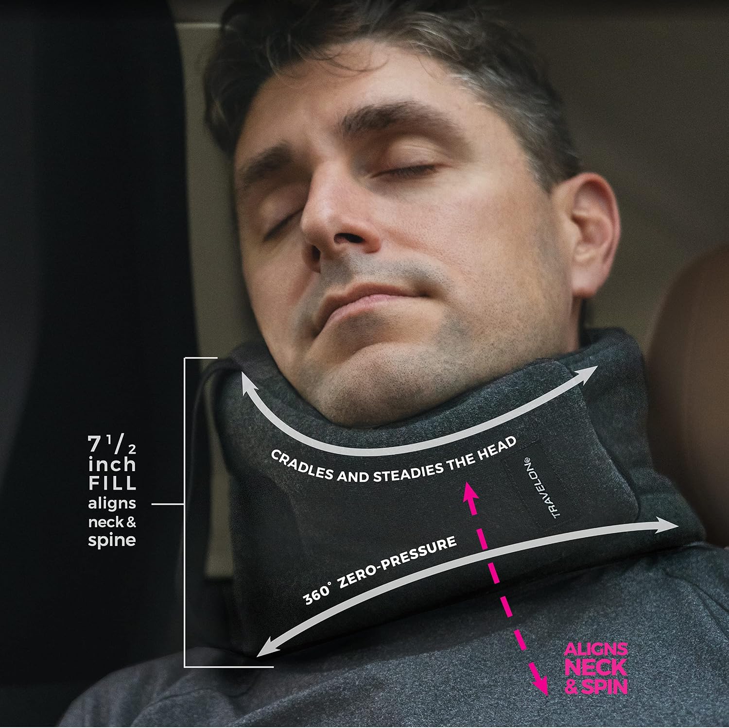 Travelon: Somniwrap - Travel Pillow - Gray