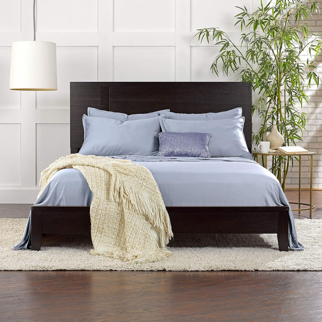 PureBamboo Pure Bamboo Split King Sheets, Genuine 100% Organic Viscose Derived from Bamboo Bed Sheet Set, Soft & Cooling, Double Stitching,…