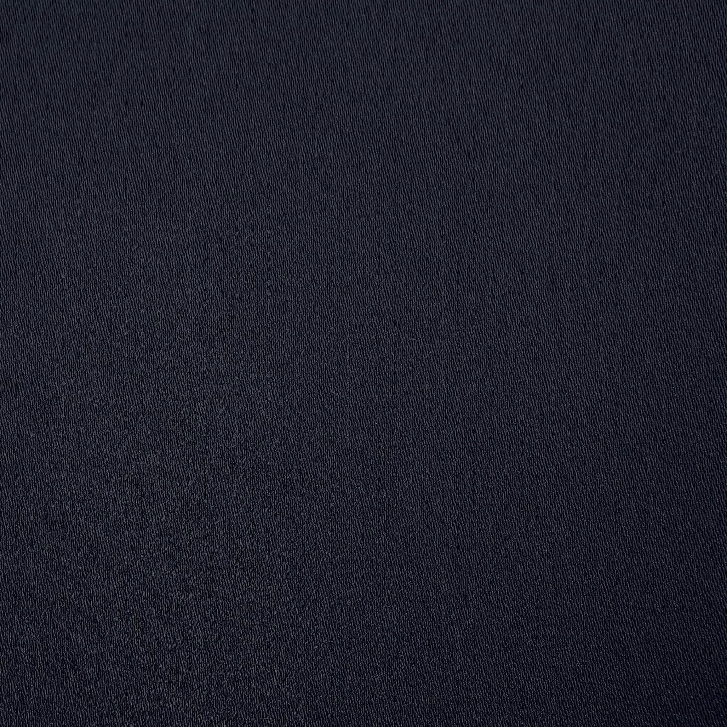 Sun Zero Nordic 2-Pack Theater Grade Noise Reducing Extreme 100% Blackout Grommet Curtain Panel Pair, 52" x 54, Navy Blue
