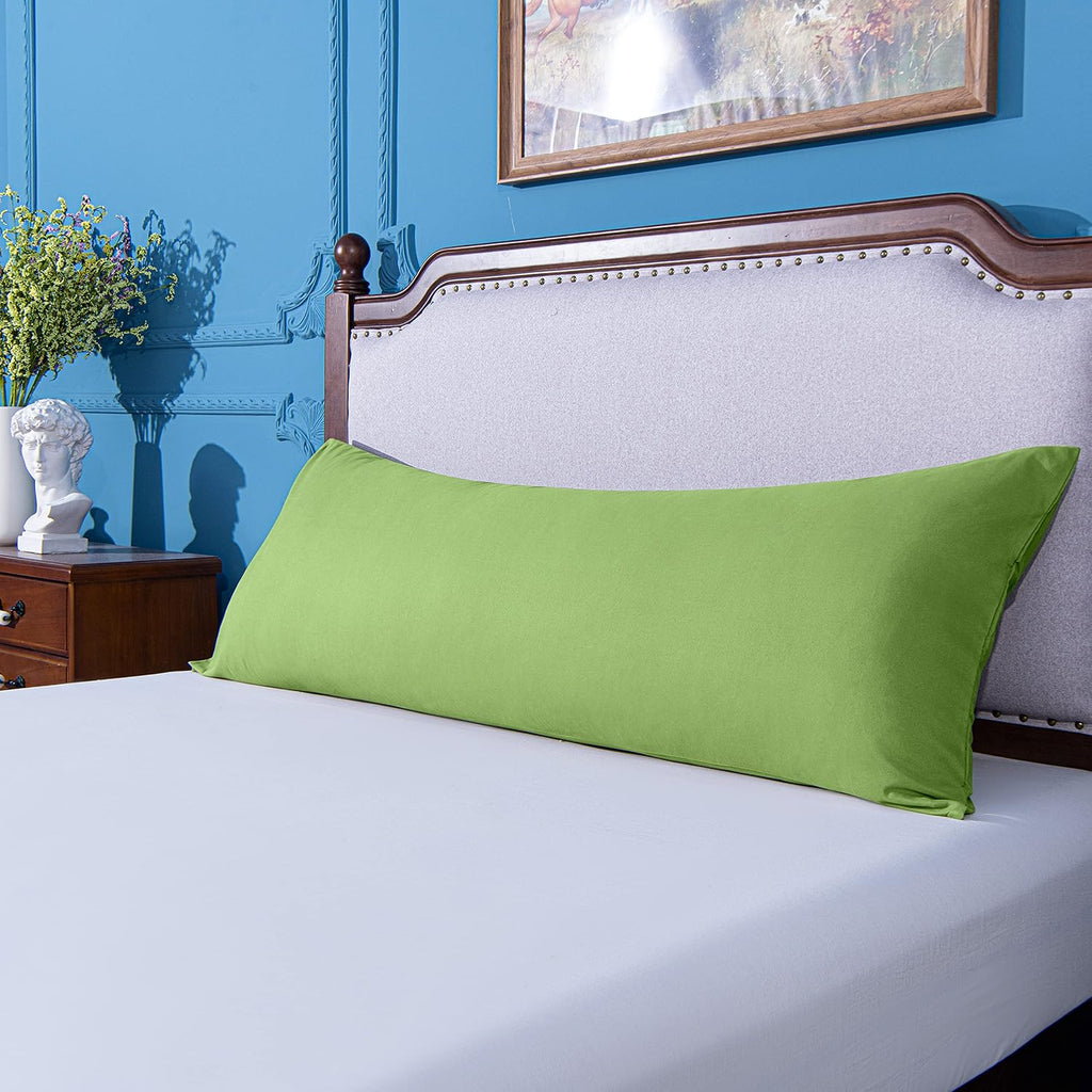 Ntbay Body Pillowcase - Brushed Microfiber 20x54 Pillowcase - Soft, Wrinkle-Free, Fade-Resistant, Stain-Resistant, Sage Green Body Pillow C…