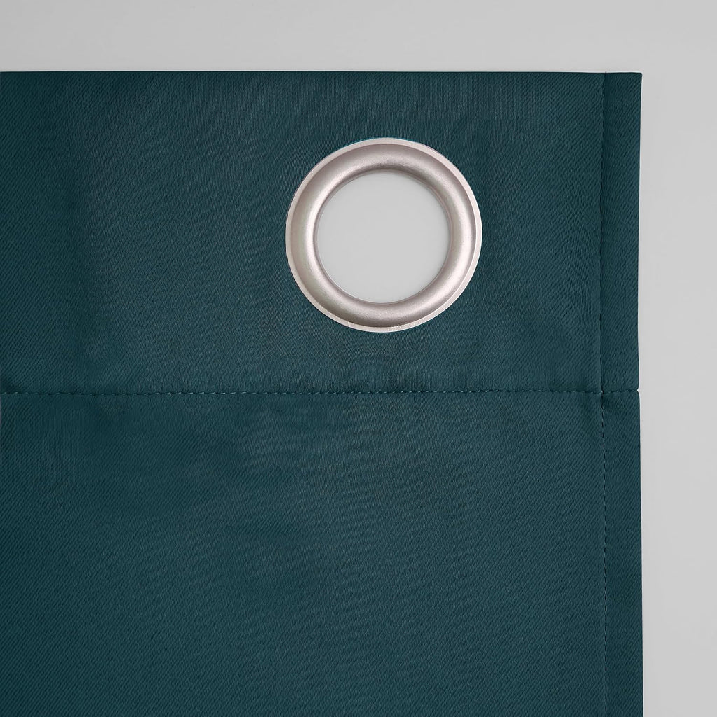 Sun Zero Easton Energy Saving Blackout Grommet Curtain Panel, 40" x 54", Teal