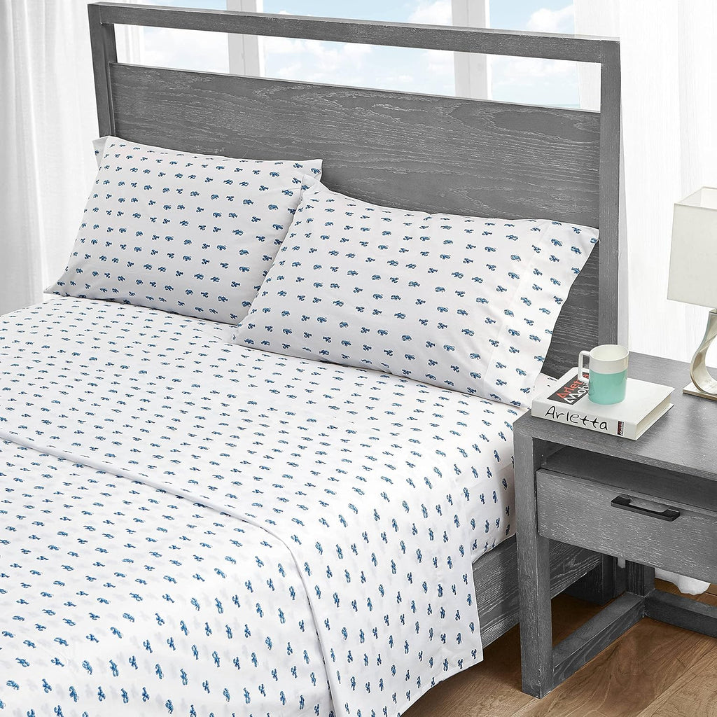 Nautica Twin Sheet Set, Crisp & Tailored Cooling Sheets with a Smooth Cotton Percale Lightweight Feel - Bed Sheets with Matching Pillowcase…