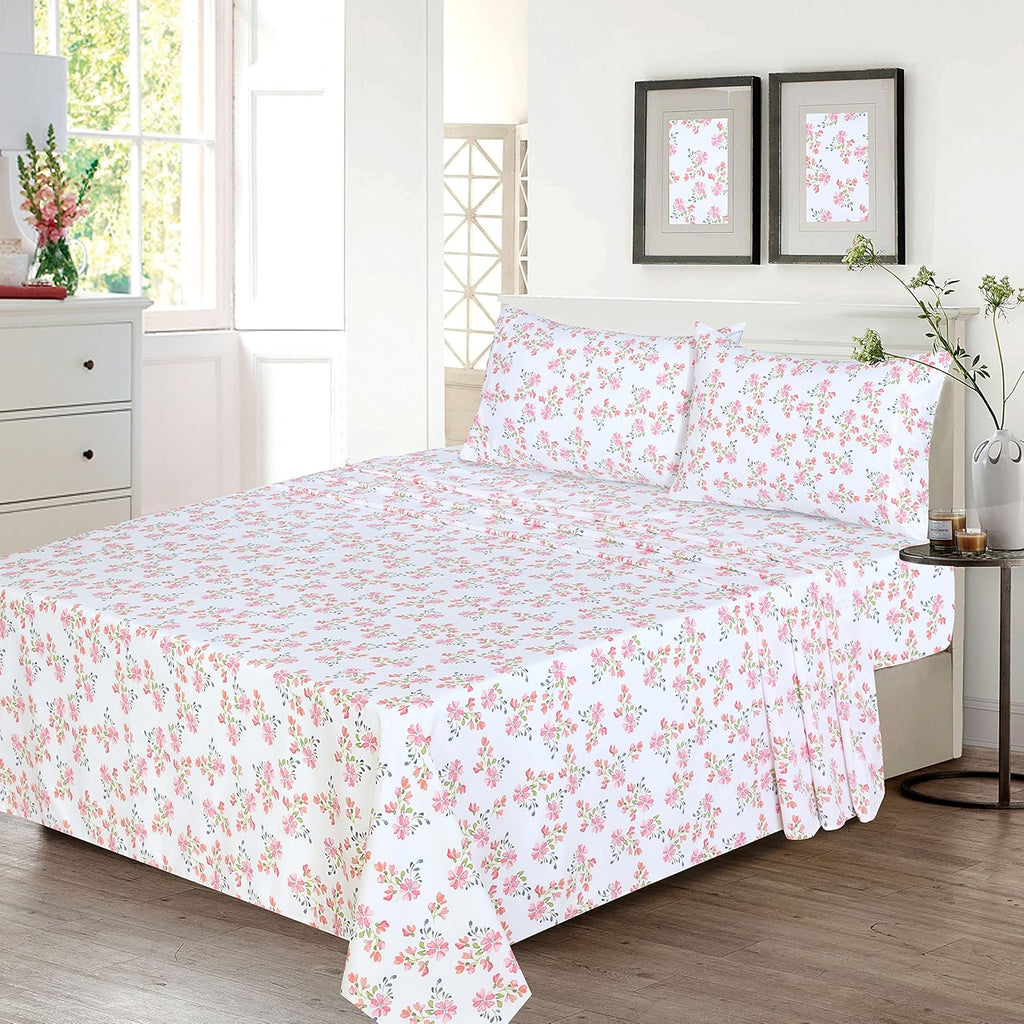 Ruvanti 100% Cotton Percale Sheets Twin XL Size – Crisp Cooling Bed Sheets for Hot Sleepers, Deep Pocket 16”, Soft Breathable & Durable Hot…
