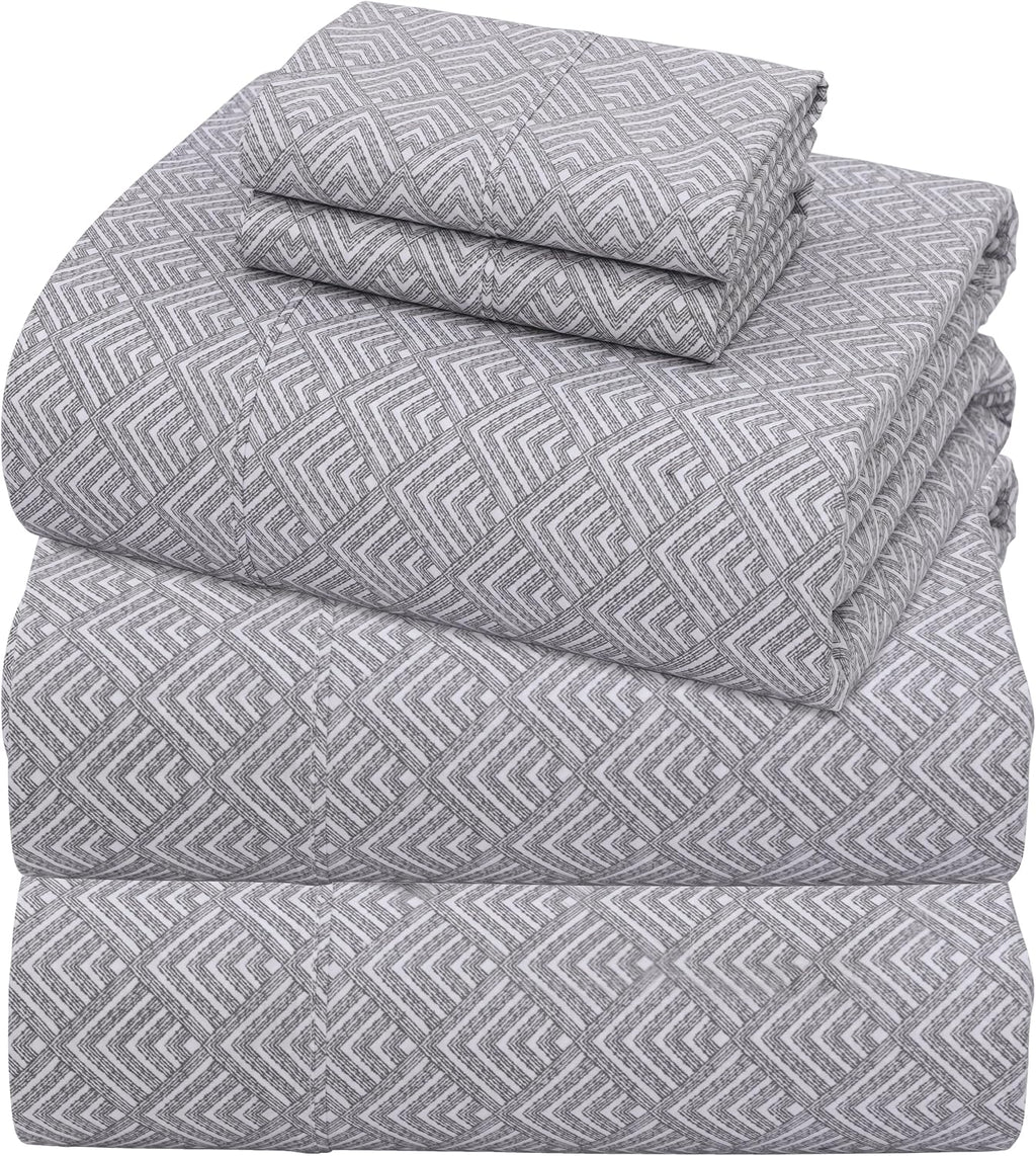 Zoyer 100% Cotton Sheets – Split King Size Percale Bedding, Cooling & Breathable, Durable with a Crisp, Soft & Comfortable Feel, 16" Deep P…