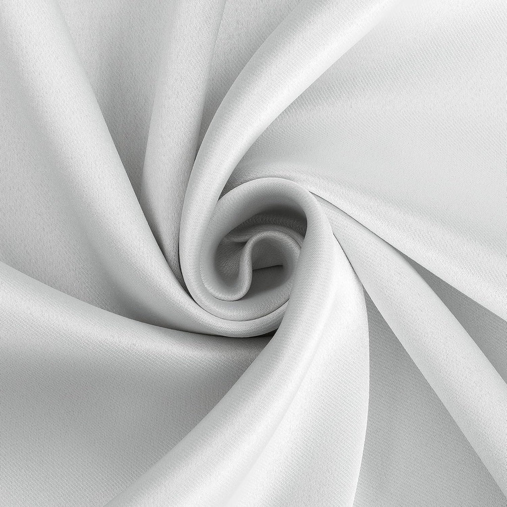Sun Zero Oslo Theater Grade Extreme 100% Blackout Rod Pocket Curtain Panel, 52" x 84", White