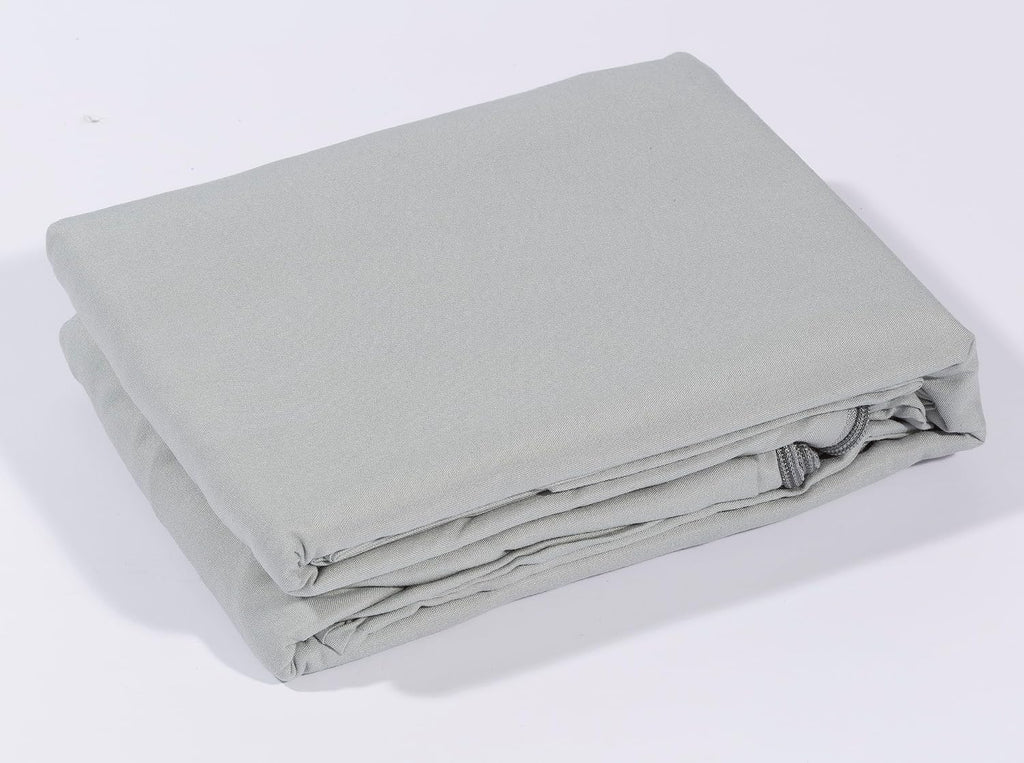 Micropuff Pillow Protectors with Zipper Queen Size Gray - Brushed Microfiber Pillow Covers, Hypoallergenic Pillowcases with Zipper (4 Pack,…