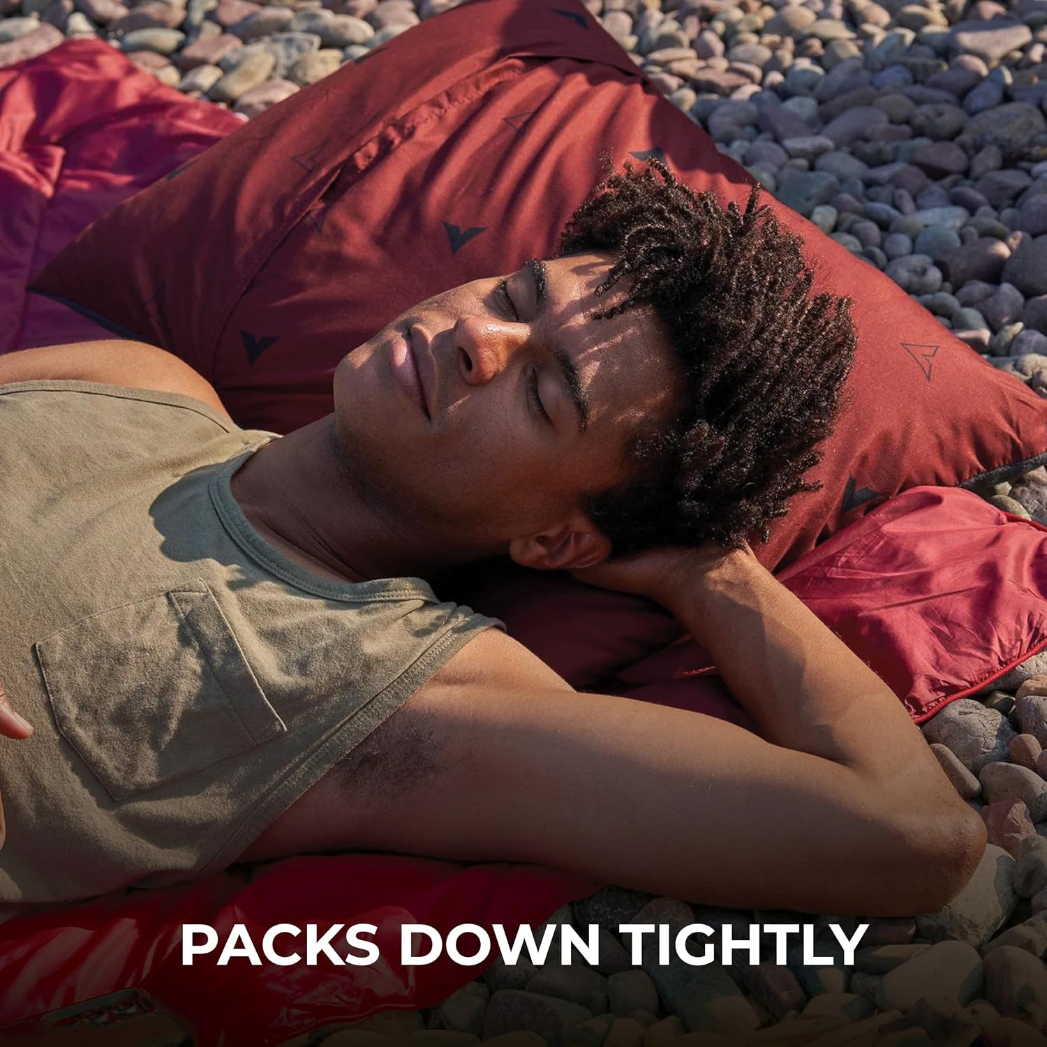 Teton Sports Camp Pillow; Great for Travel, Camping and Backpacking; Washable, Redwood
