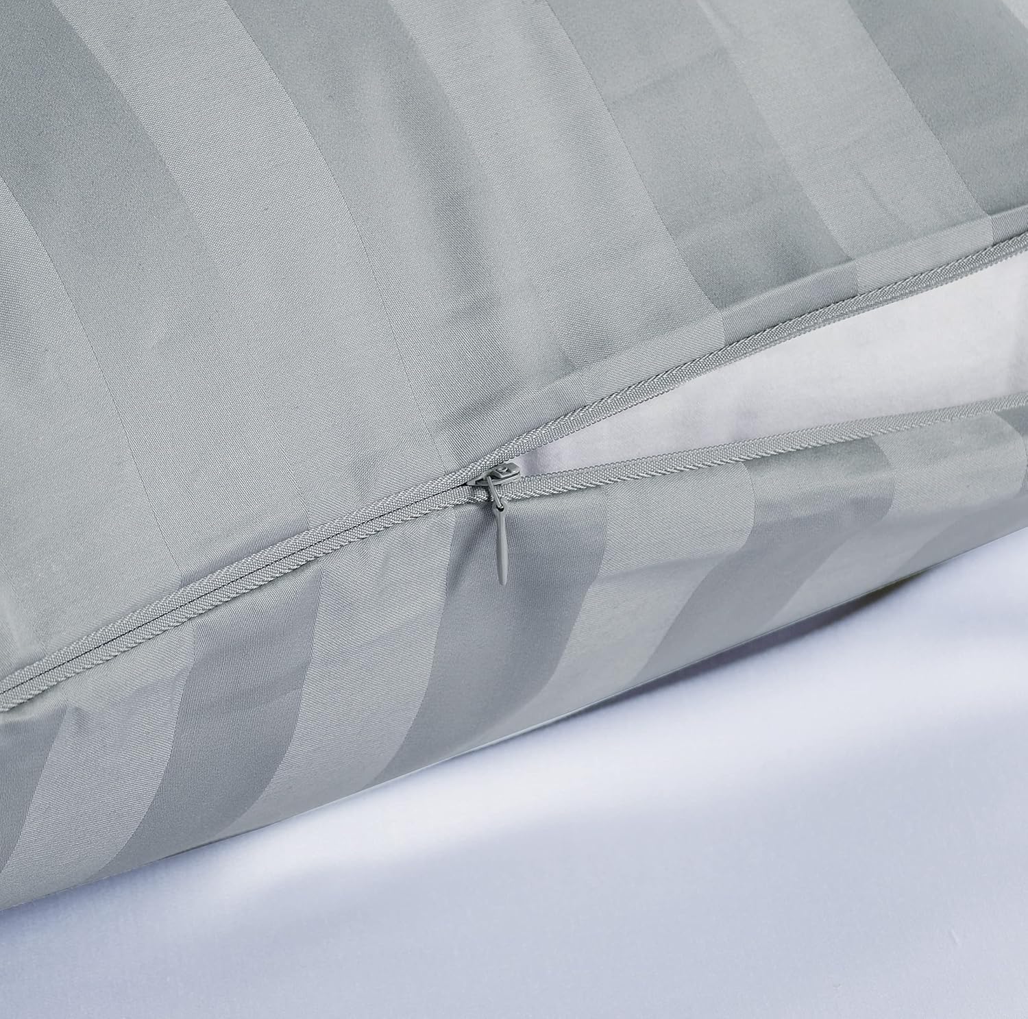 ShunjieHome 100% Egyptian Cotton King Pillow Protectors Set of 4, 400 Thread Count Sateen Weave Cooling Pillowcase, easy maintenance…