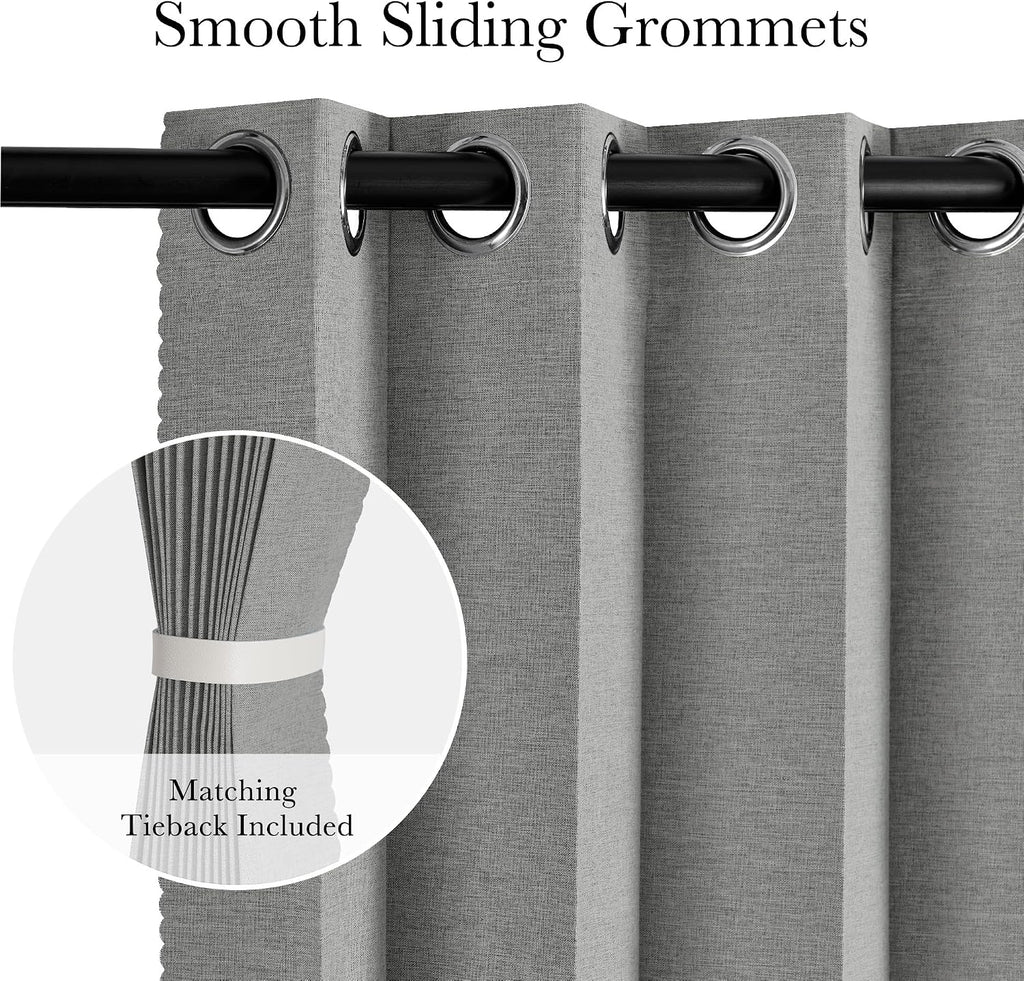 RYB HOME Accordion Style Room Divider Curtain-100% Blackout Folding Accordion Curtain for Sliding Glass Door/Bedroom, Privacy Assurd…