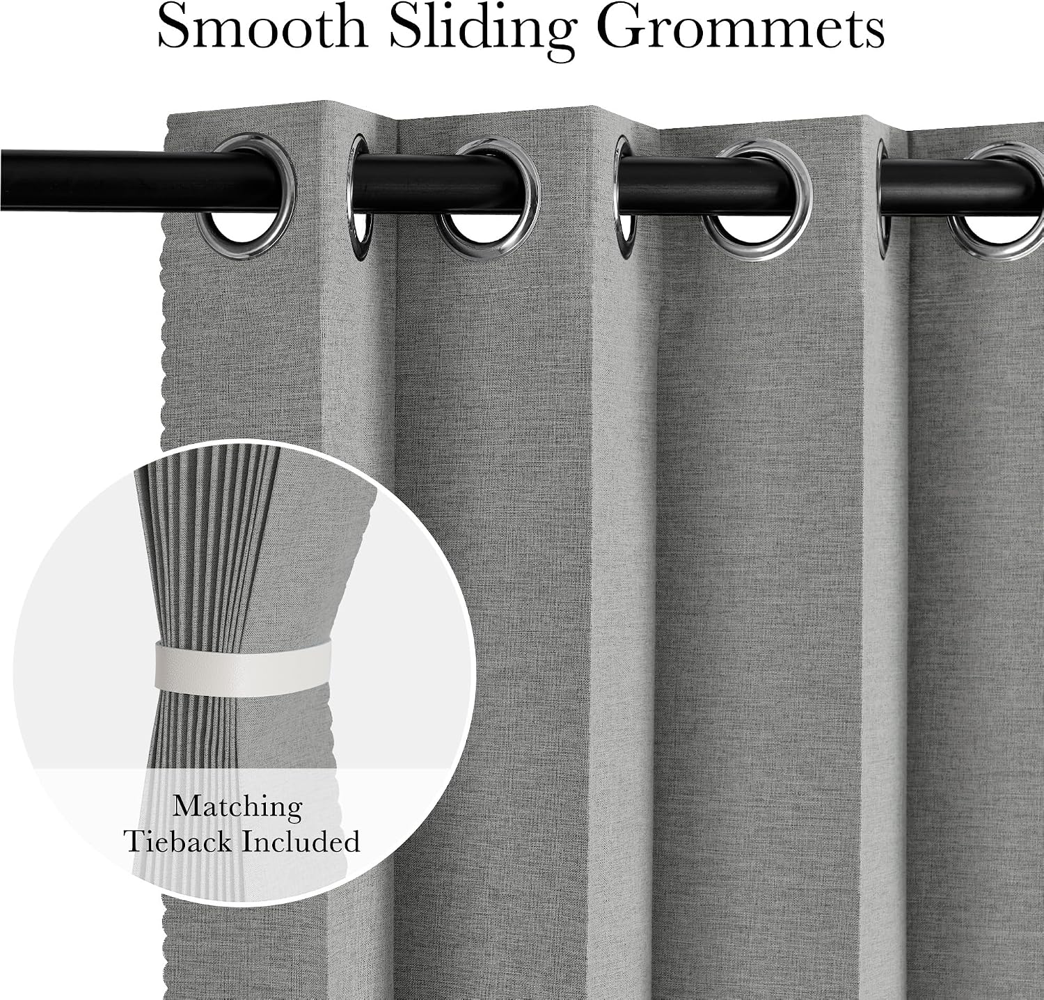 RYB HOME Accordion Style Room Divider Curtain-100% Blackout Folding Accordion Curtain for Sliding Glass Door/Bedroom, Privacy Assurd…